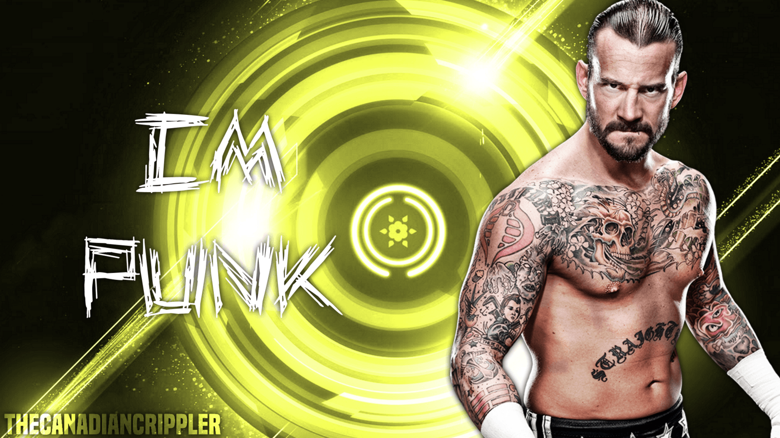 CM Punk Background Wallpaper - (WWE)