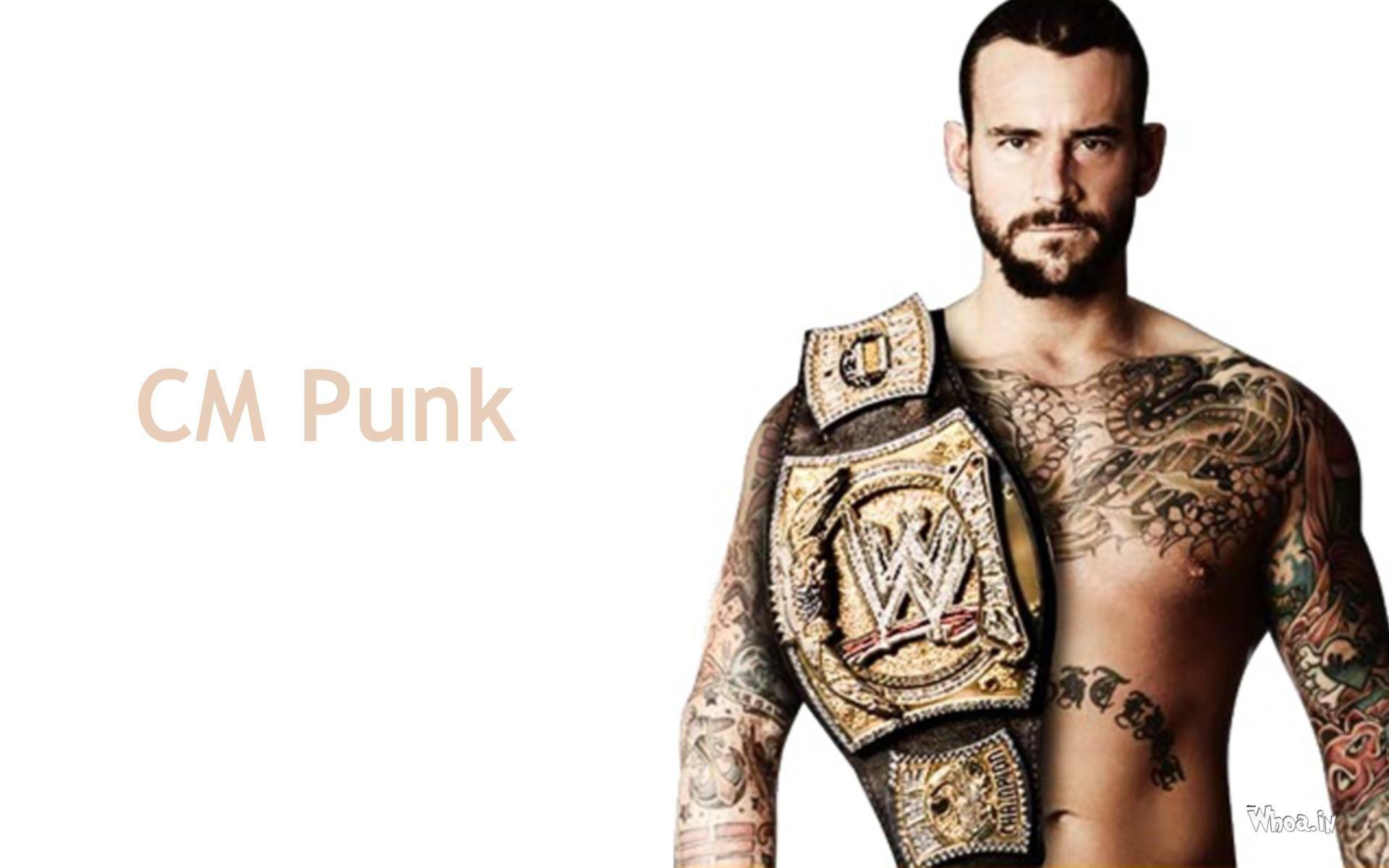 CM Punk Ready To Fight Wallpaper