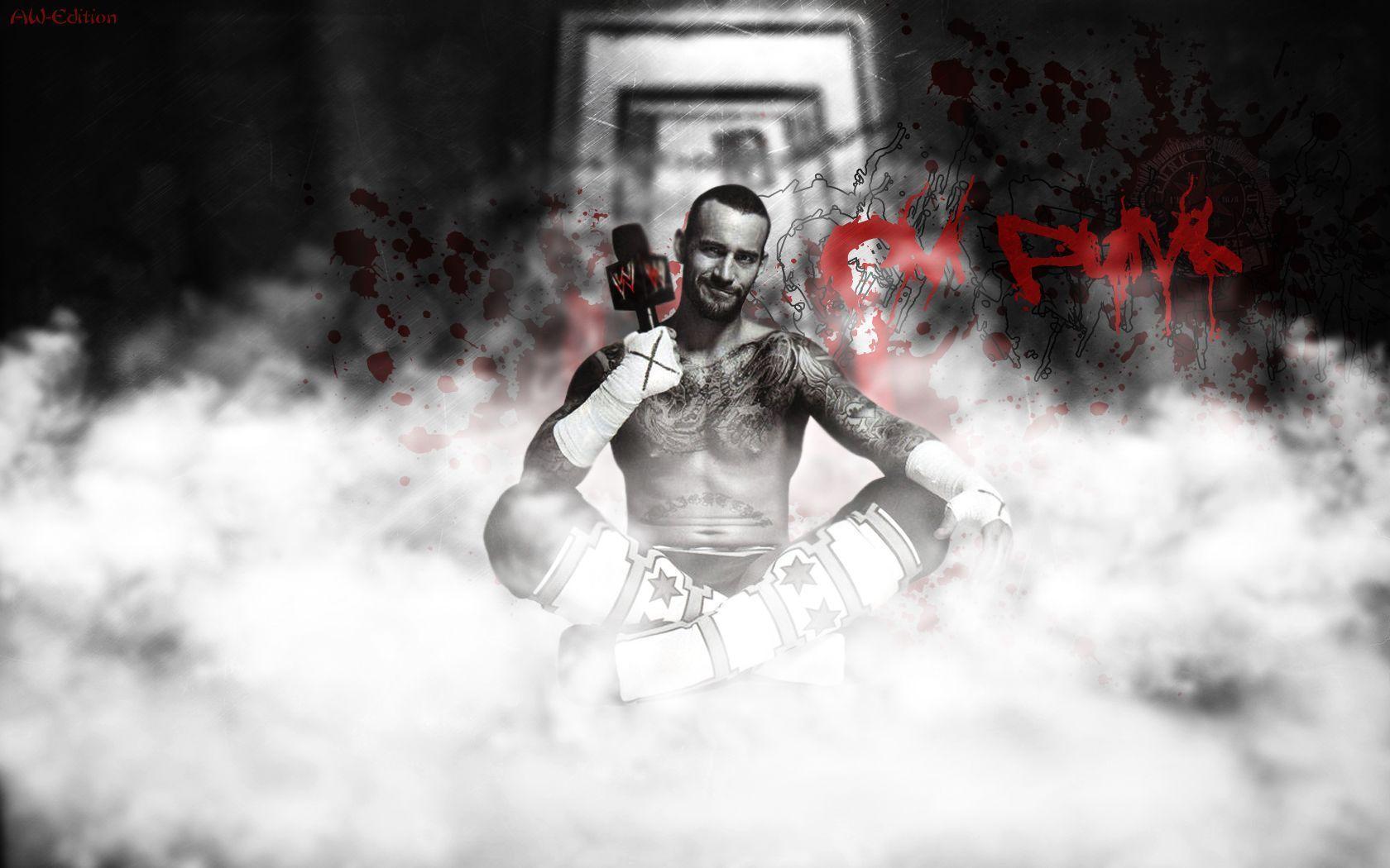 New WWE Wallpaper CM Punk By AW Edition By AW Edition