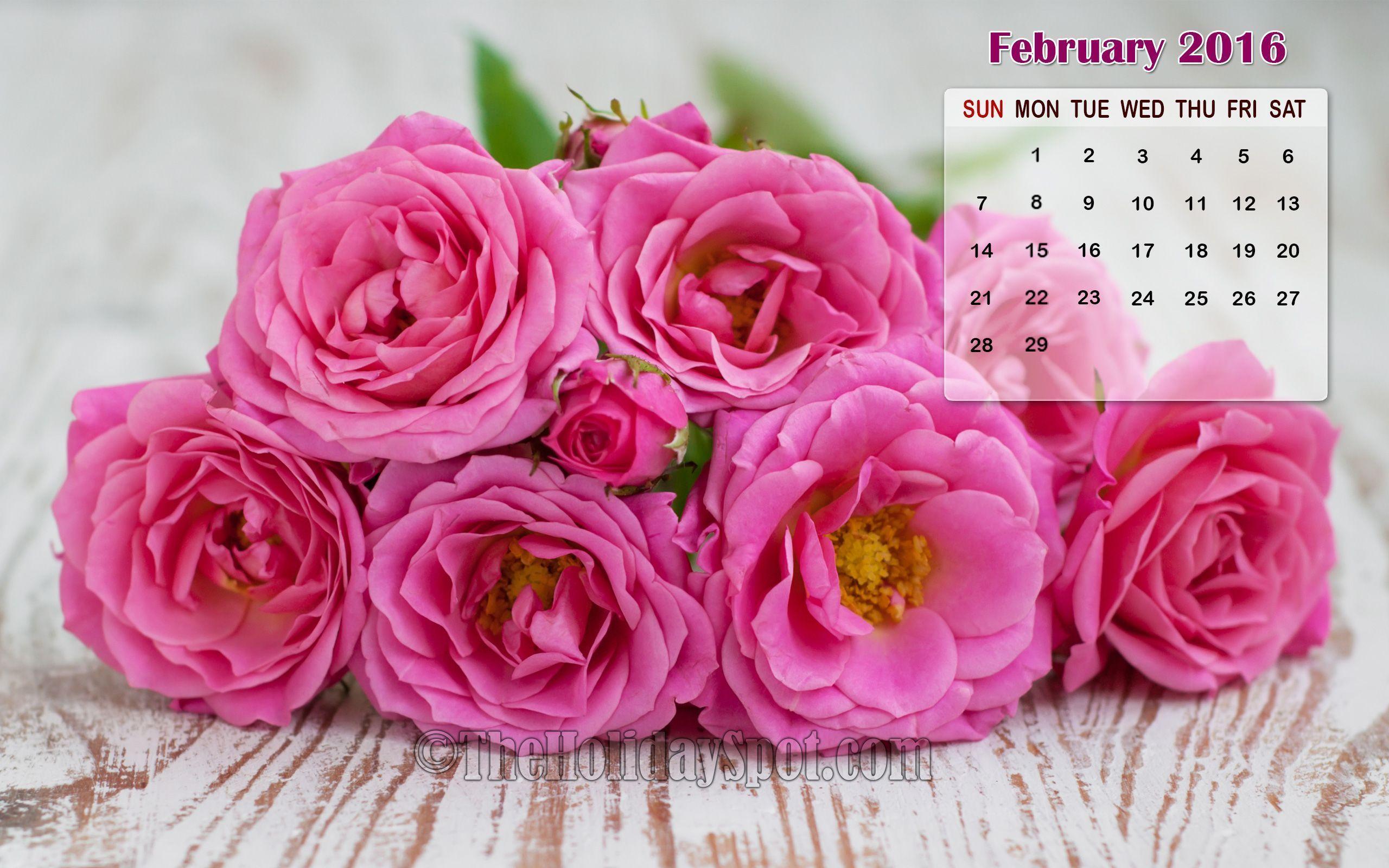 Month wise Calendar Wallpaper of 2016