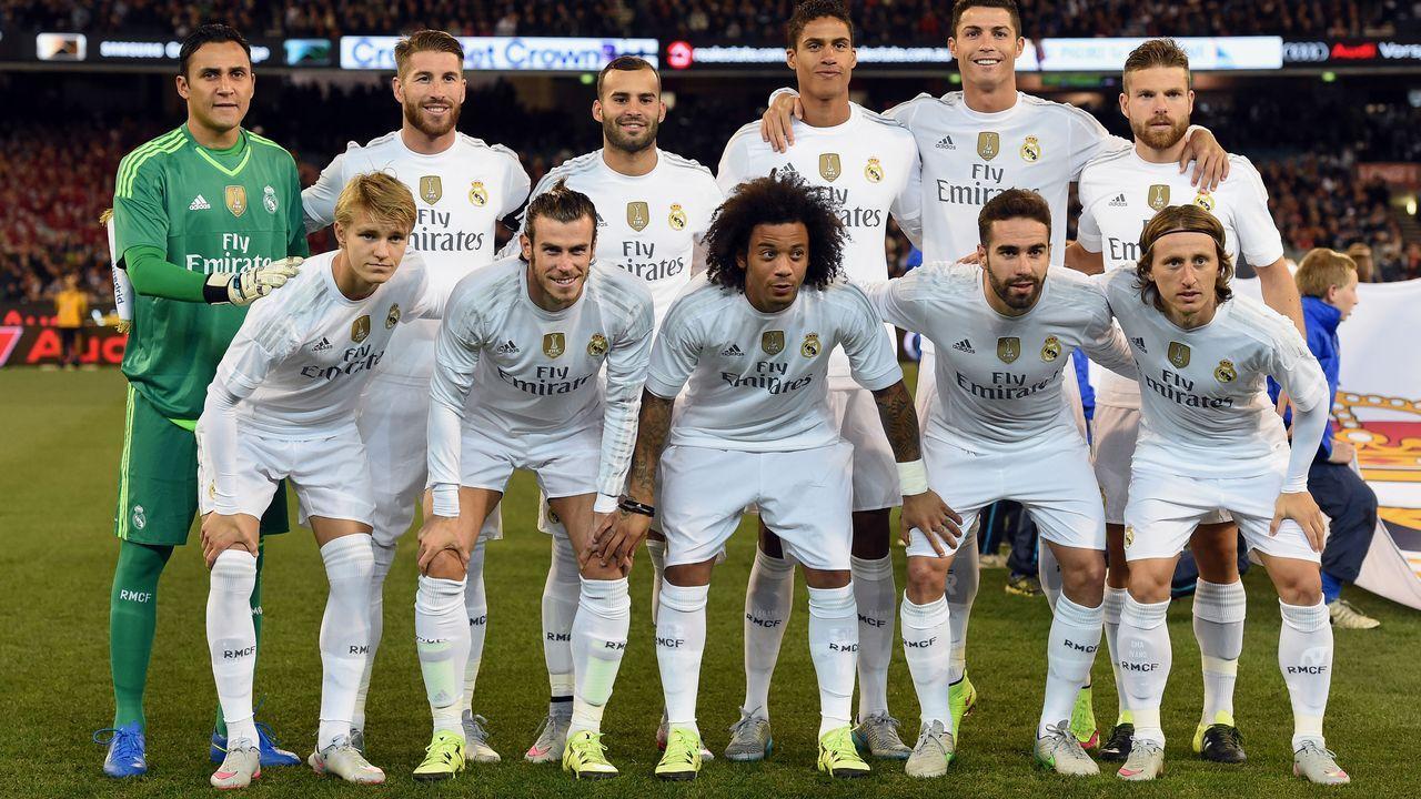 Real Madrid Squad 2015 2016 Starting Eleven Players Wallpaper. HD