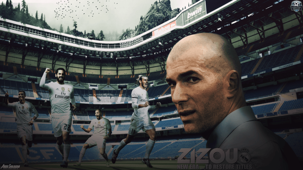 Zizou And Real Madrid 2016 Wallpaper By ABDOSH GFX