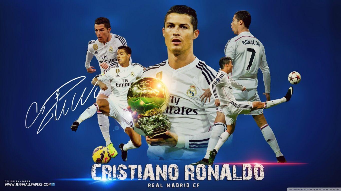 CRISTIANO RONALDO REAL MADRID 2015 HD desktop wallpaper, High