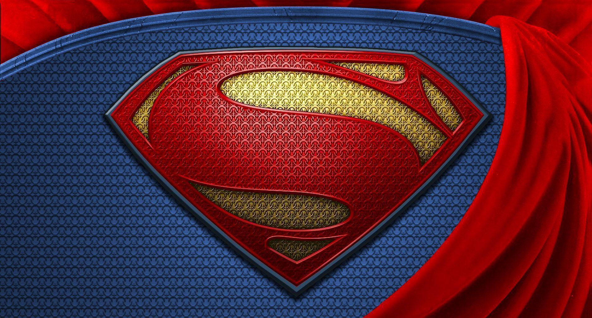 Superman Logo iPad Background Free Download. Wallpaper