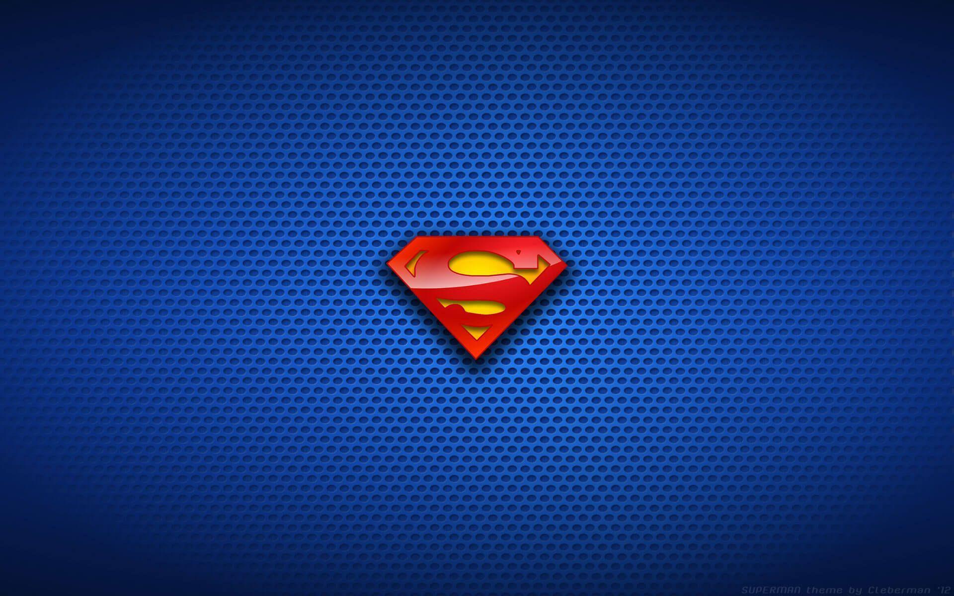 Superman Logo HD iPhone Wallpaper