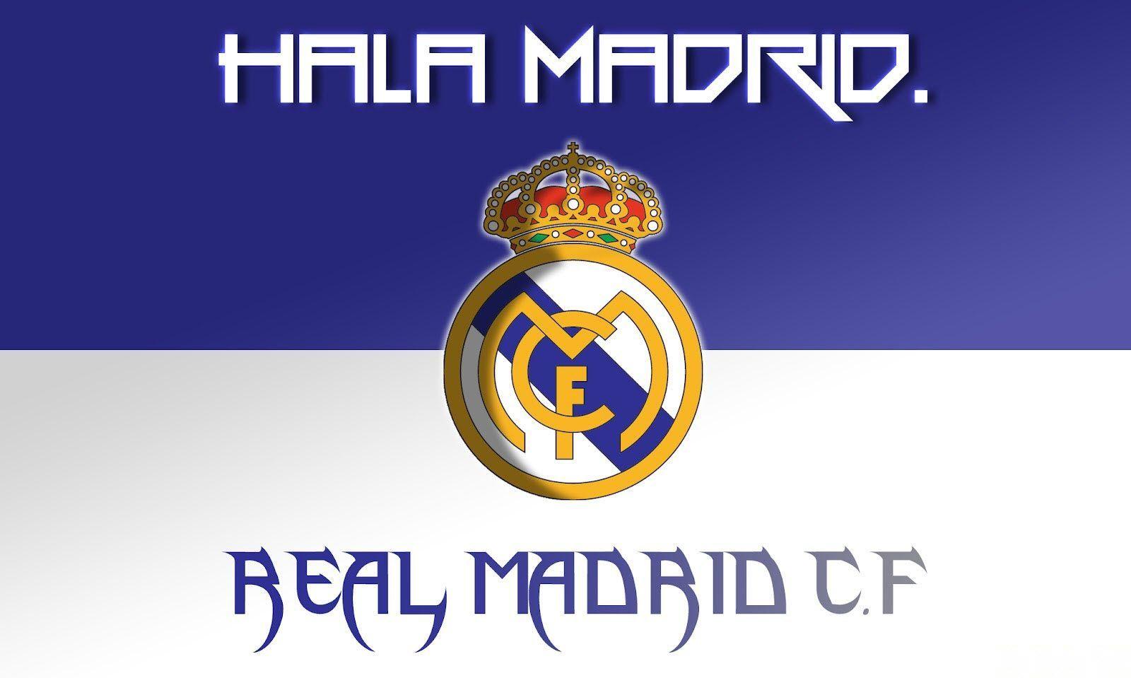 Real Madrid Logo 2016 Football Club. Wallpaper, Background