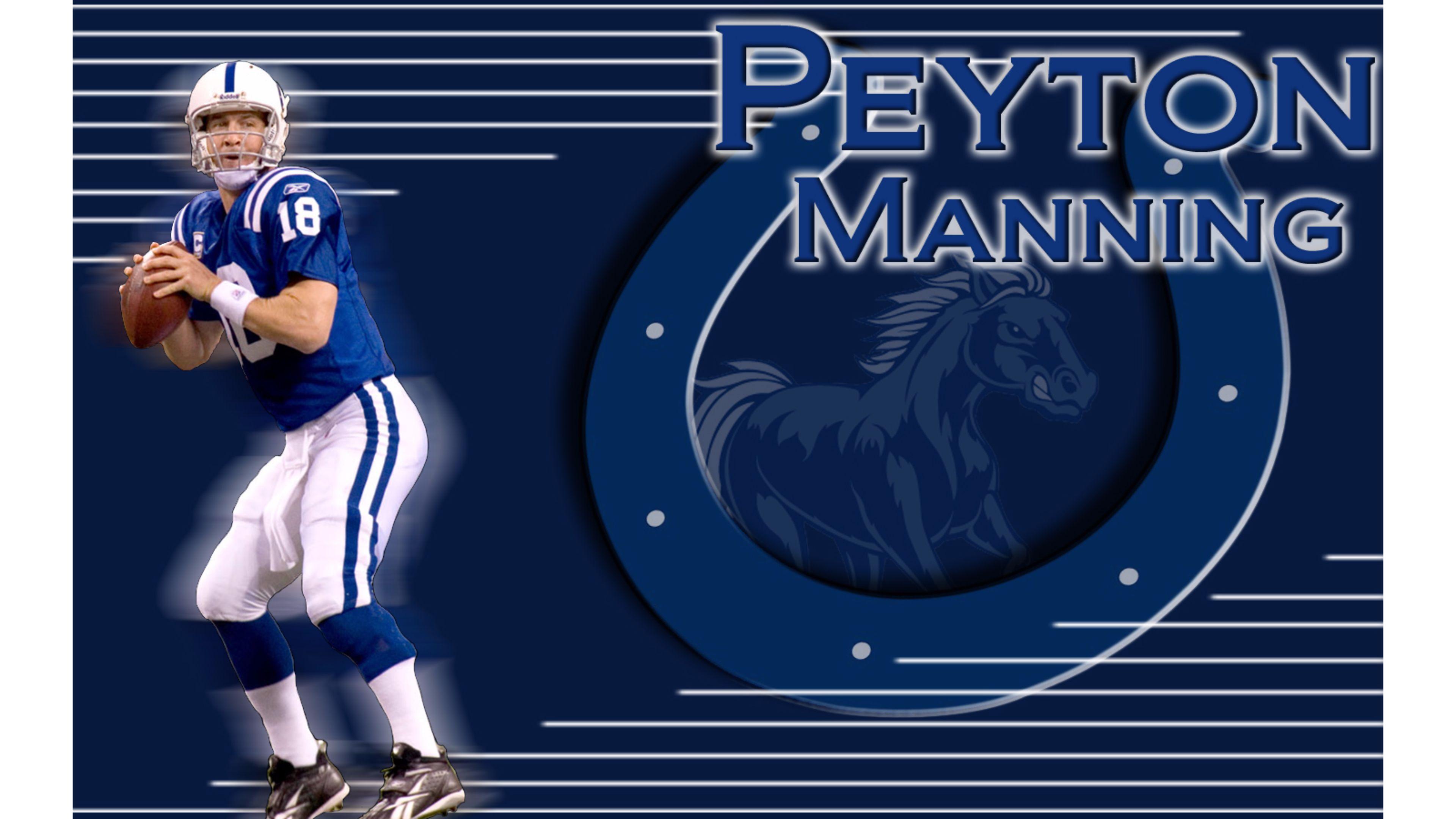 Indy Colts Peyton Manning 4K Wallpaper. Free 4K Wallpaper