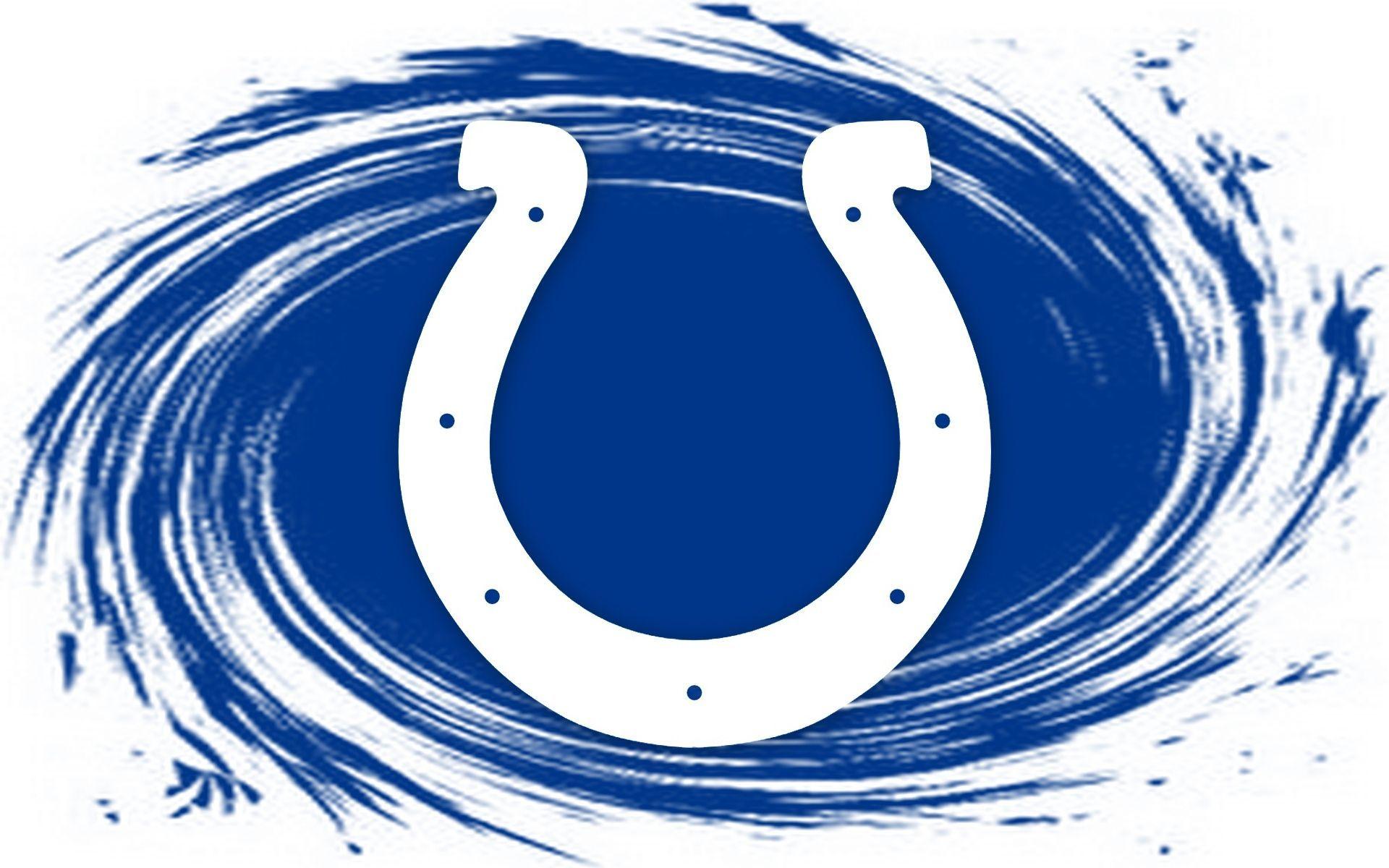 NFL Indianapolis Colts Logo Blue Whirlpool