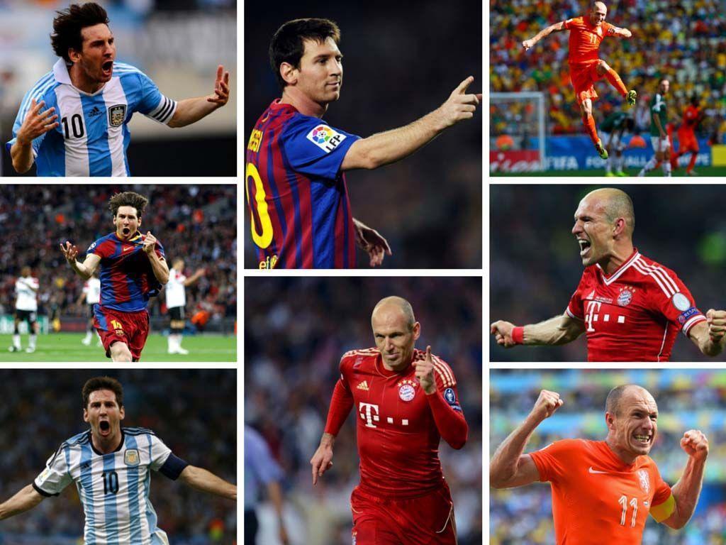 Lionel Messi vs Arjen Robben, Stats and Goals. Messi