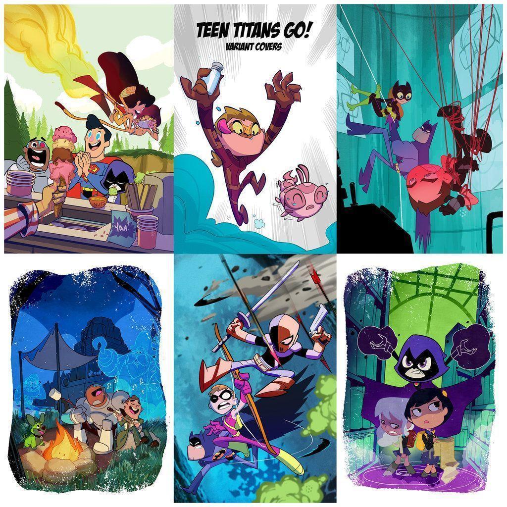 Teen Titans Go! Variant Covers By Cheeks 74