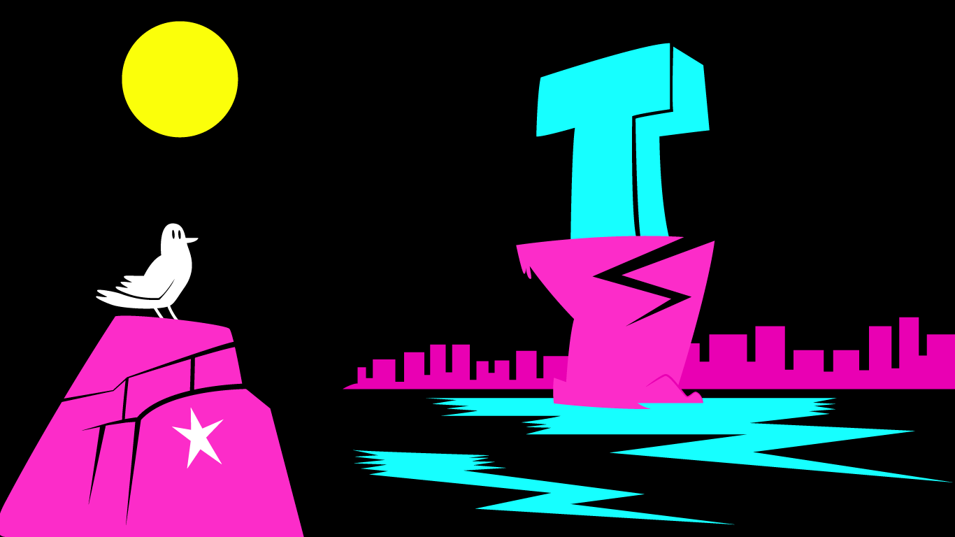 Made a wallpaper based on the Teen Titans Go! Title Sequence