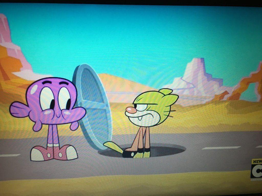 Gumball and Darwin in teen titans go