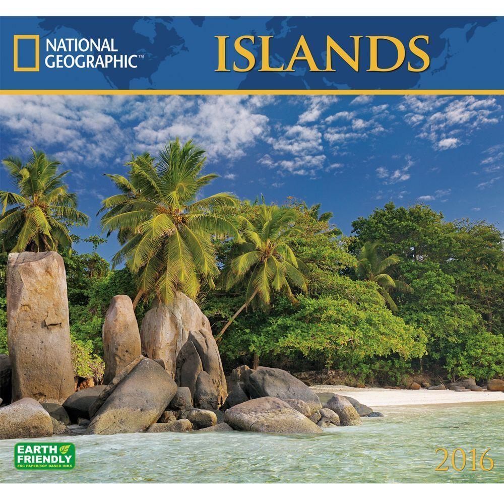 National Geographic Islands Wall Calendar