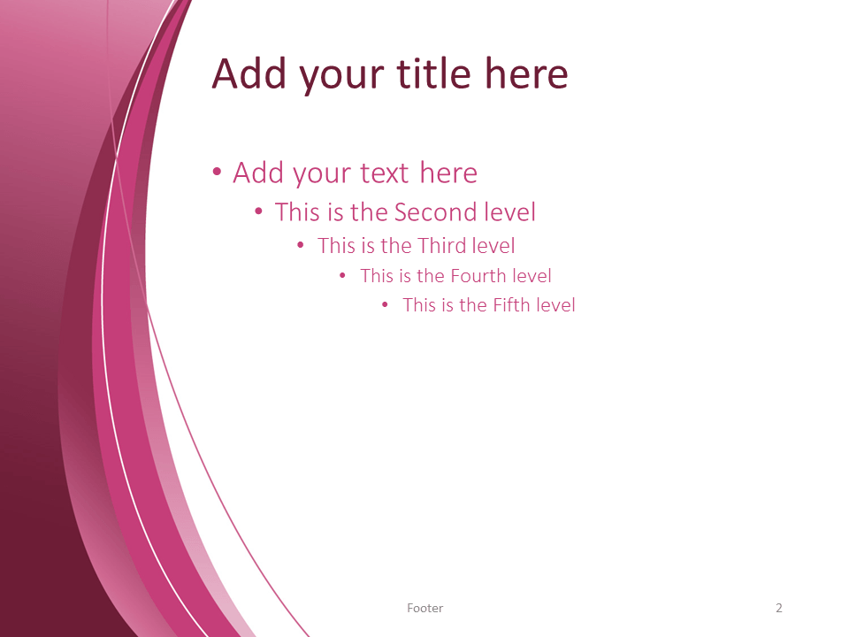 Pink Abstract PowerPoint