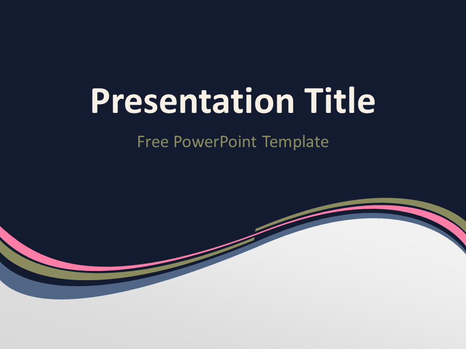 Pink Wave PowerPoint