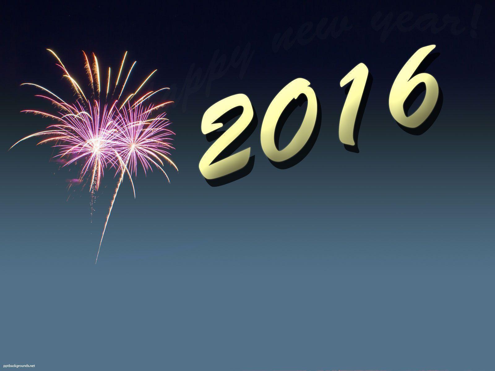 Free New Year 2016 Background For PowerPoint PPT