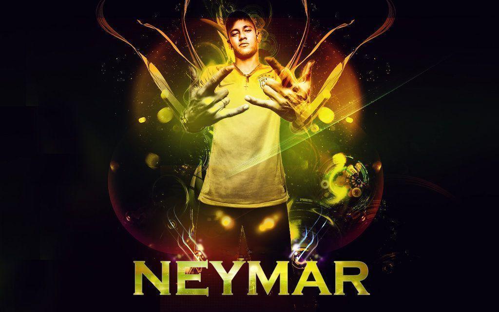 Neymar Background Brazil Flag 2015