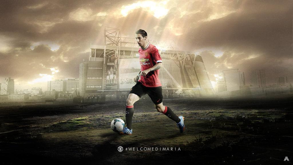 Angel Di Maria Manchester United Football Wallpaper Footballpix