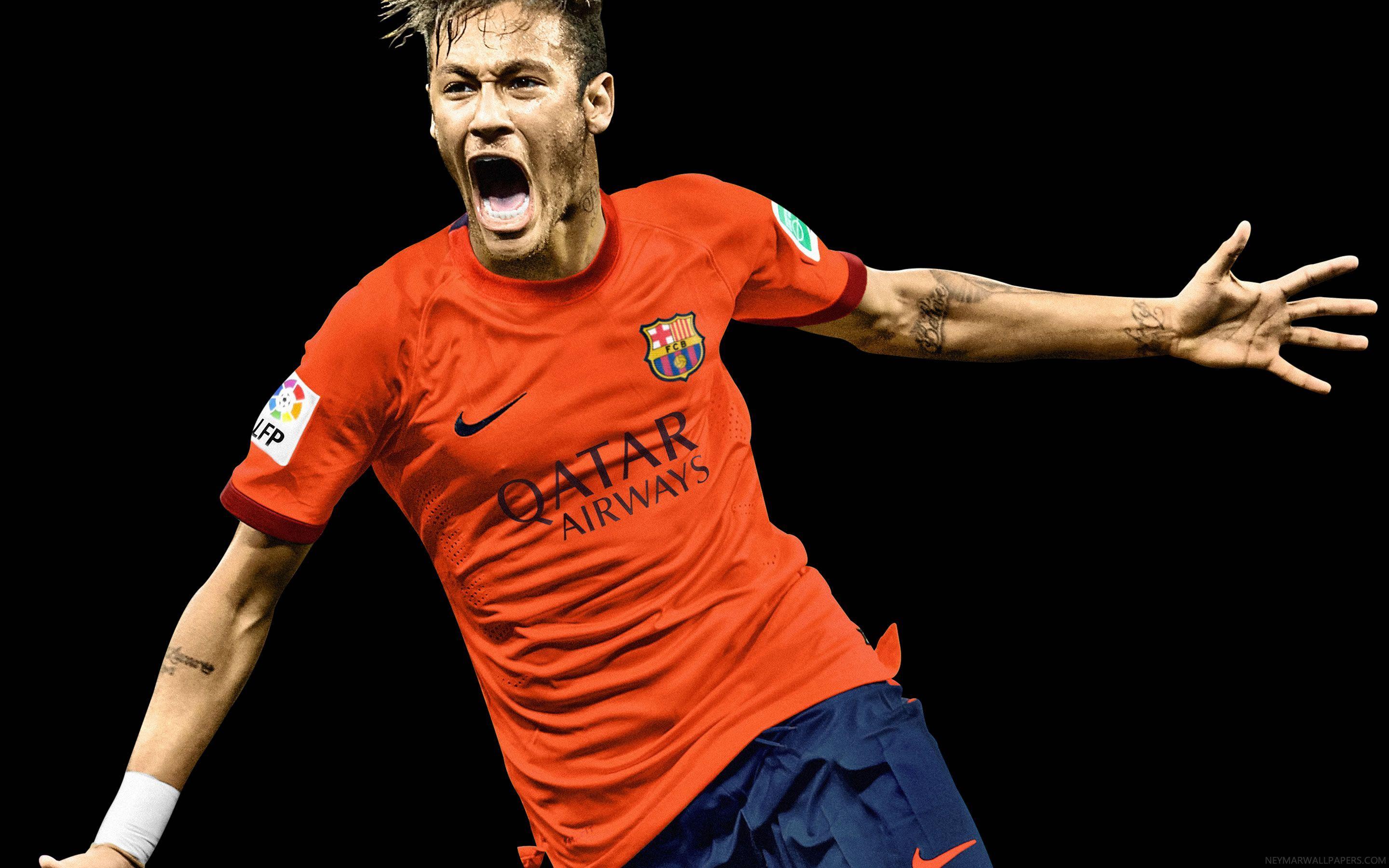 Neymar screaming wallpaper 2015