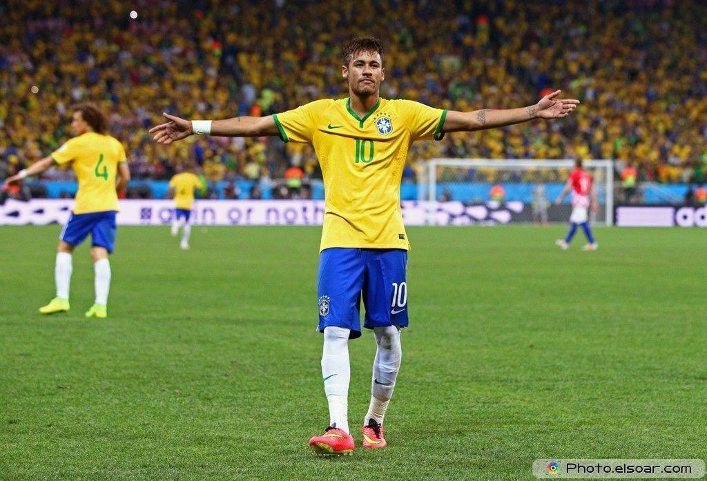 Photos & Wallpaper Neymar with Brazil in the 2014 World Cup • Elsoar
