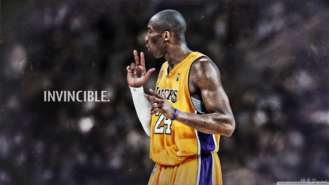 Kobe Bryant Invincible HD desktop wallpaper, Widescreen, High