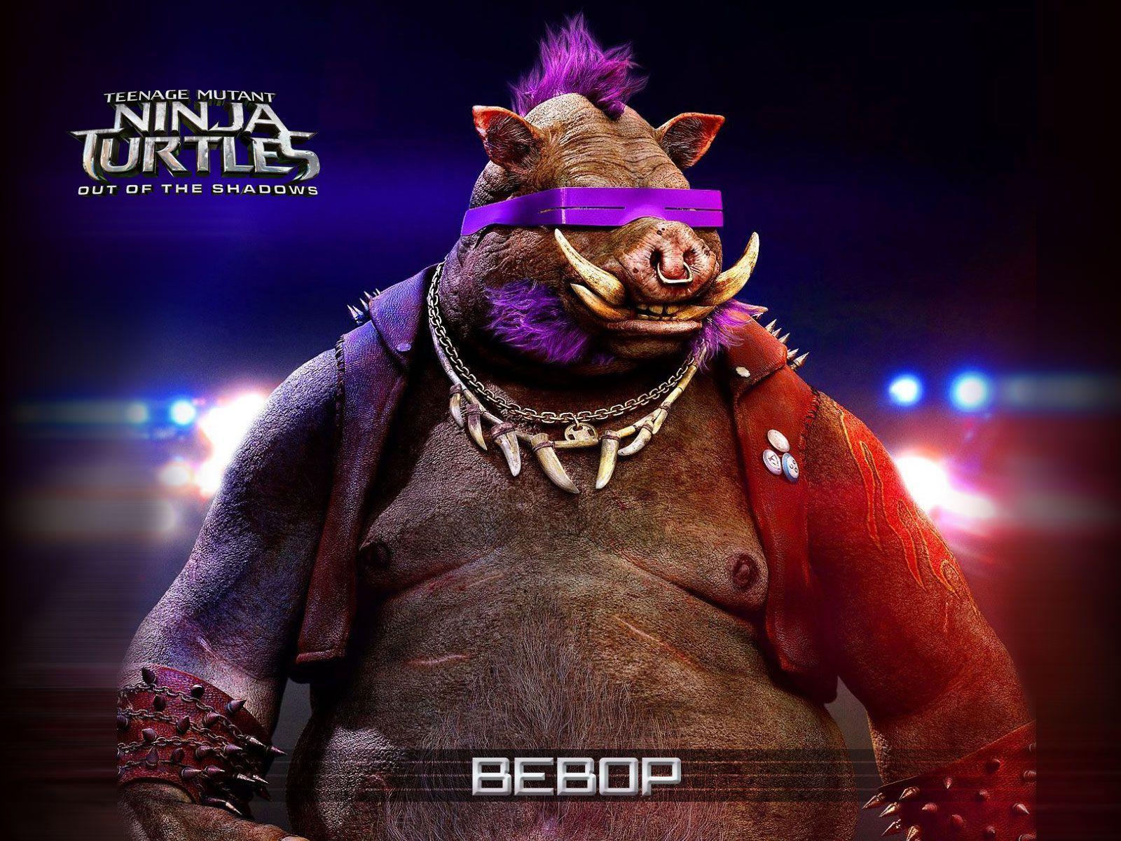 Bebop. Teenage Mutant Ninja Turtles 2016. Free Desktop HD Wallpaper