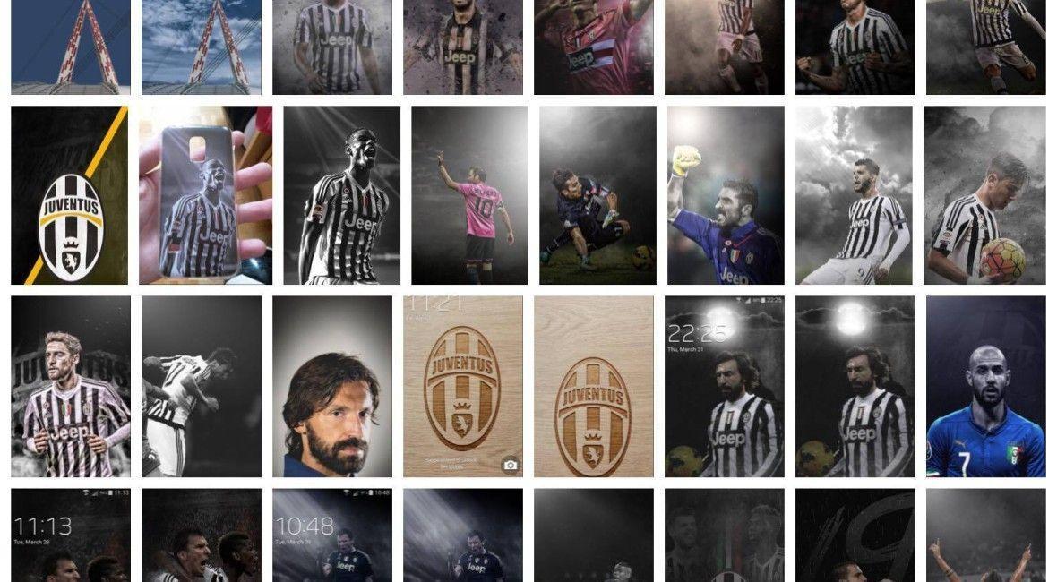 The love for Juventus made me create wallpaper for mobile phones