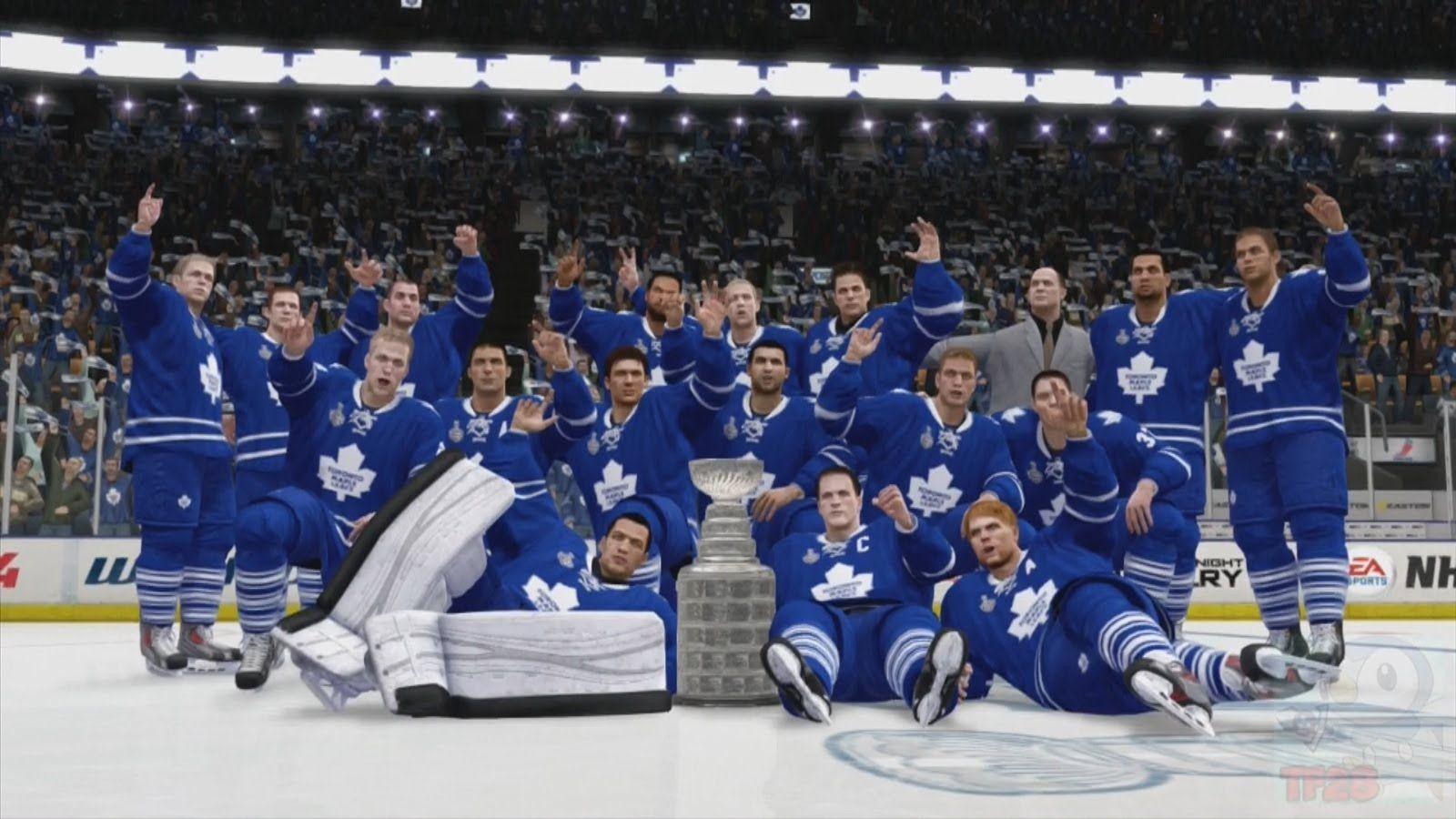 NHL 14 Maple Leafs Stanley Cup Championship Celebration