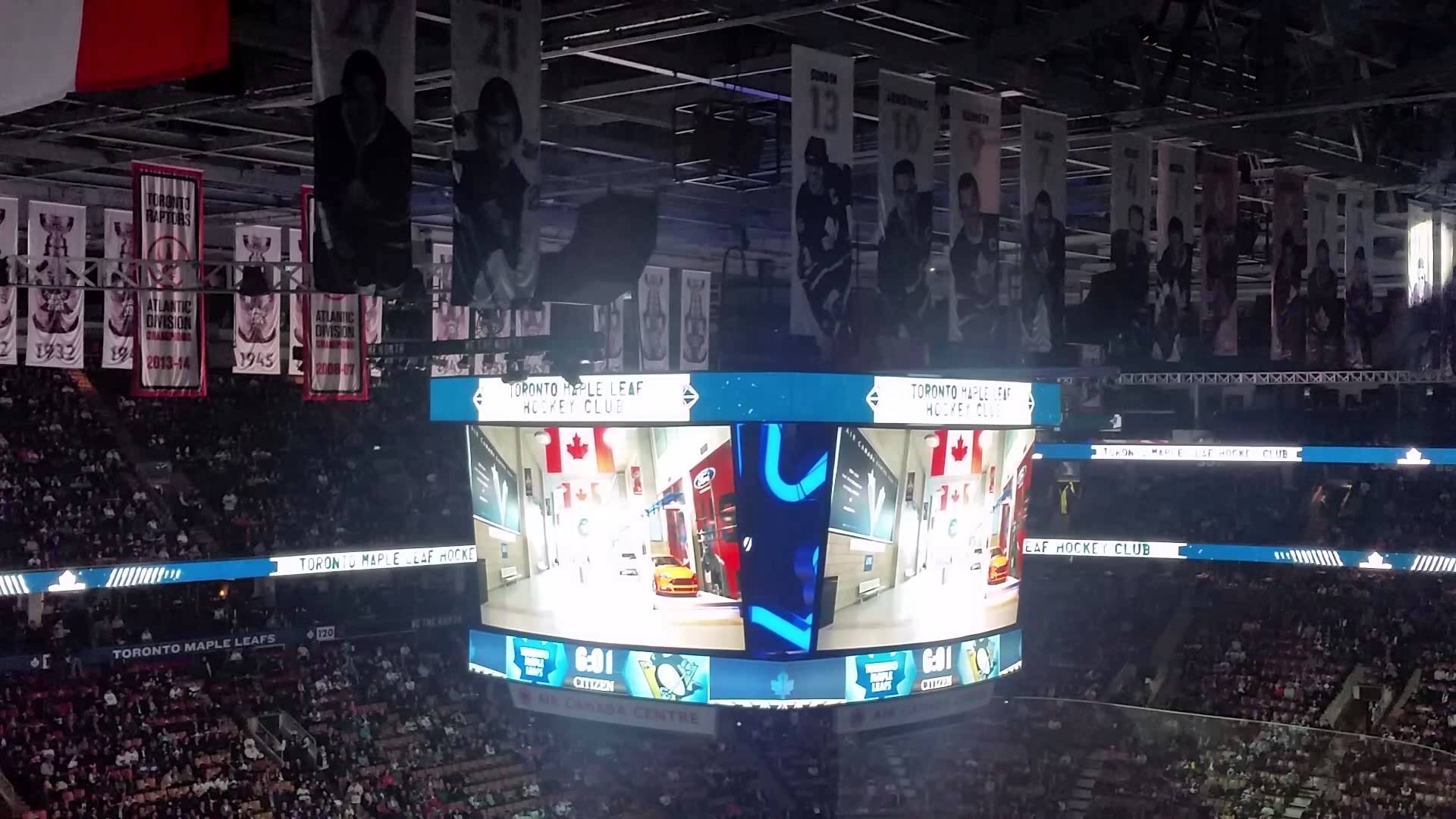 Toronto Maple Leafs Light Show 2015 10 31