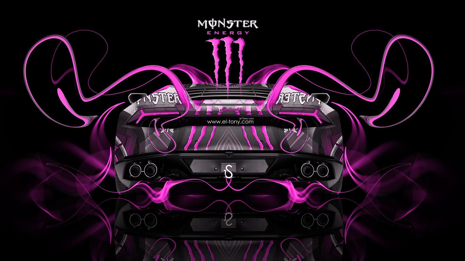 Pink Monster Energy Mobile Wallpaper, Brands Wallpaper