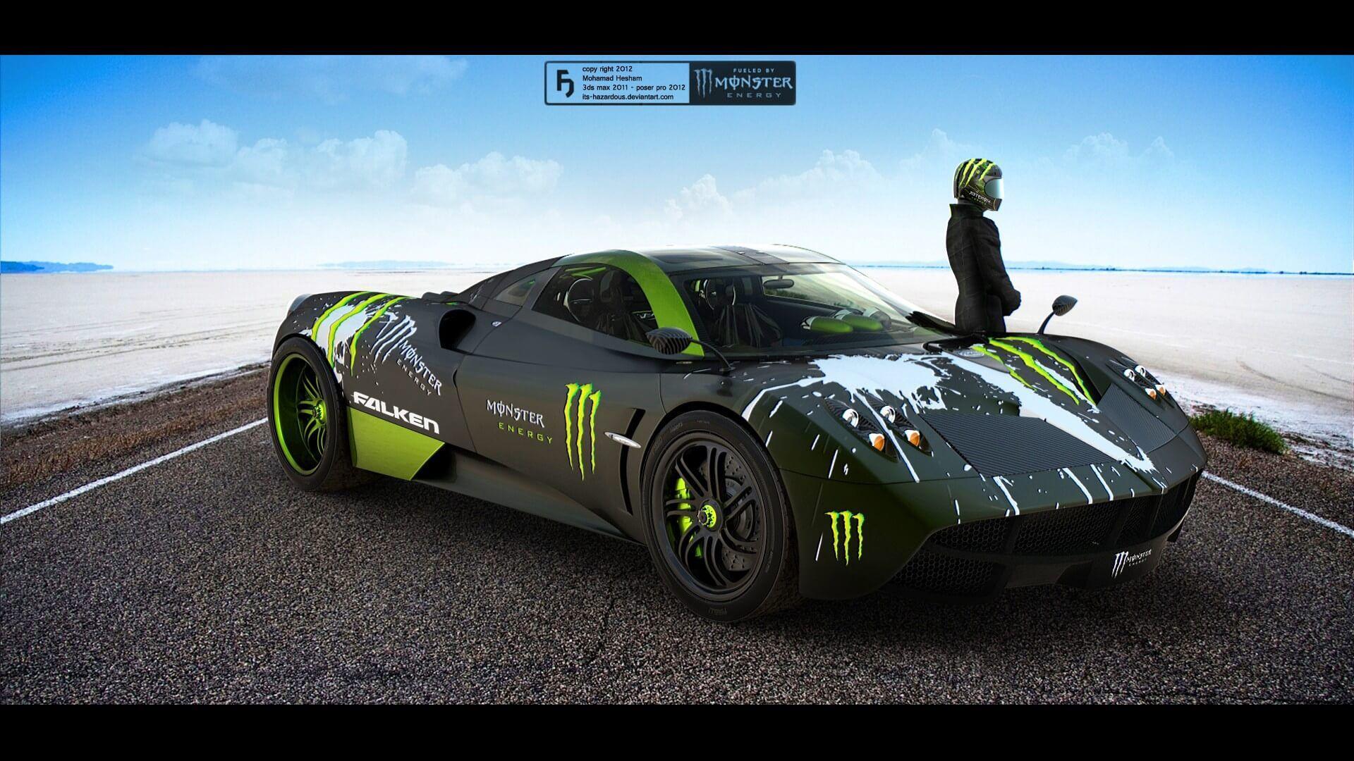 Monster Energy Cars HD Wallpaper