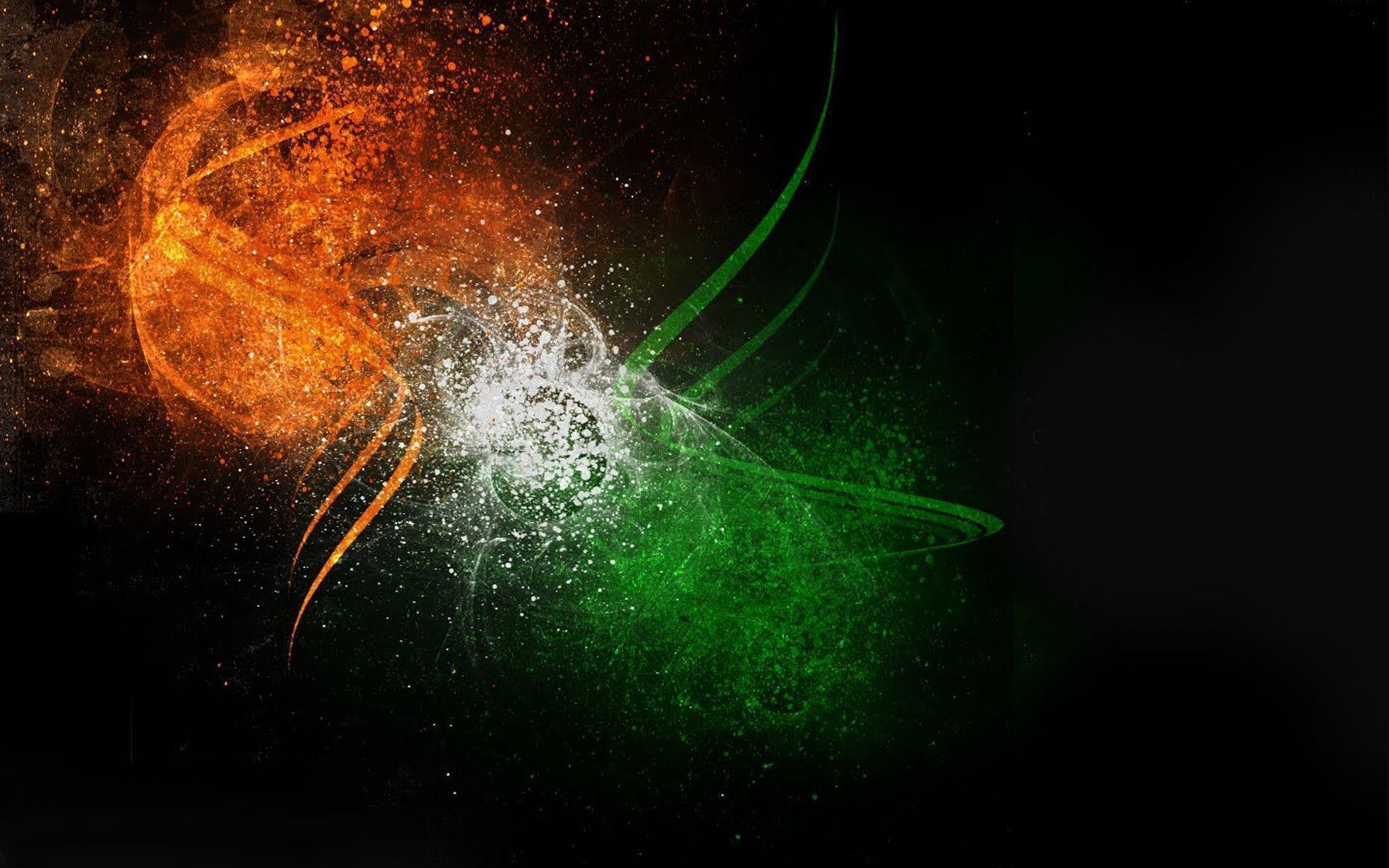 Indian Flag Wallpaper Abstract