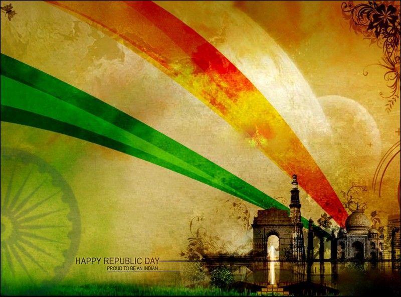 Happy Republic Day India Flag Image , Wallpaper Download
