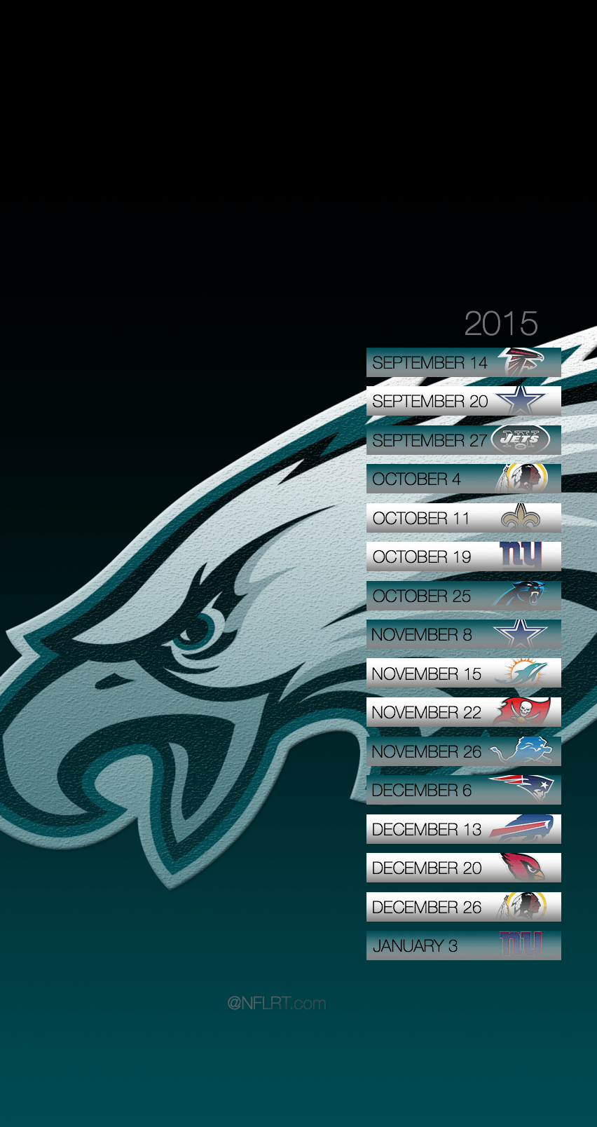 NFL Schedule Wallpaper - @NFLRT