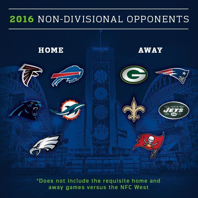 Here&;s Who The Seattle Seahawks Will Face in the 2016 Regular
