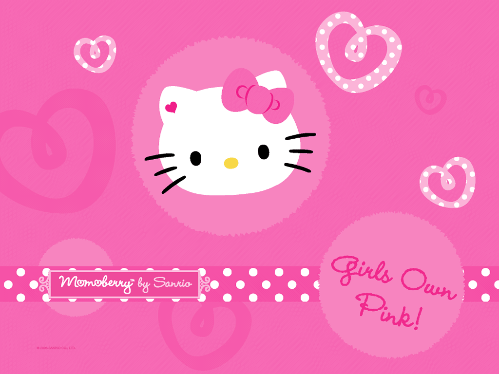 Hello Kitty Wallpaper Wonderful C5Y WALLPAPERUN.COM