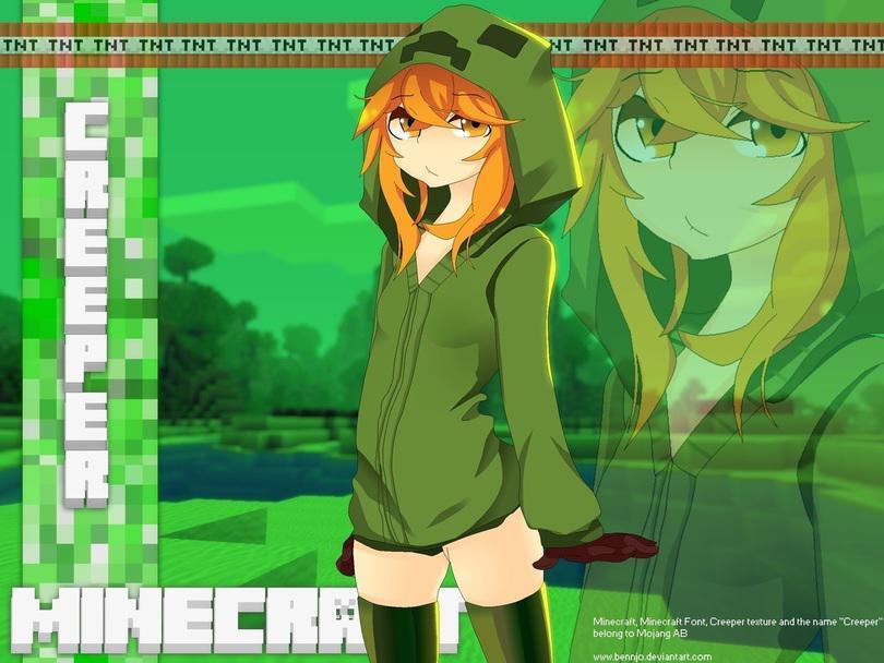 Cute Minecraft Anime Girl Wallpaper Seletion