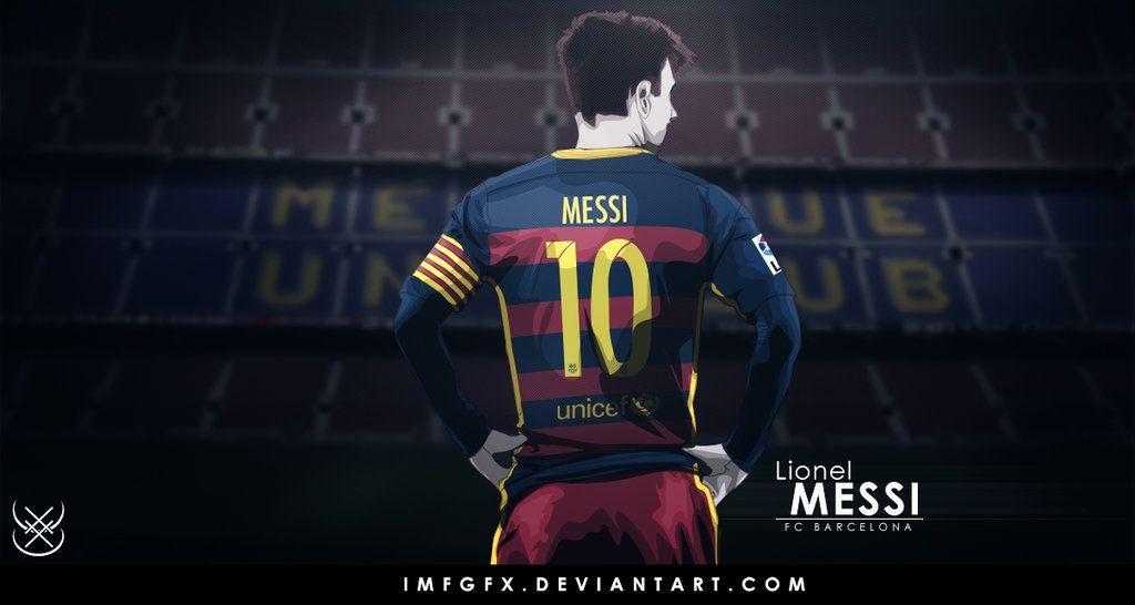 More Like Leo Messi Barcelona Vector Wallpaper