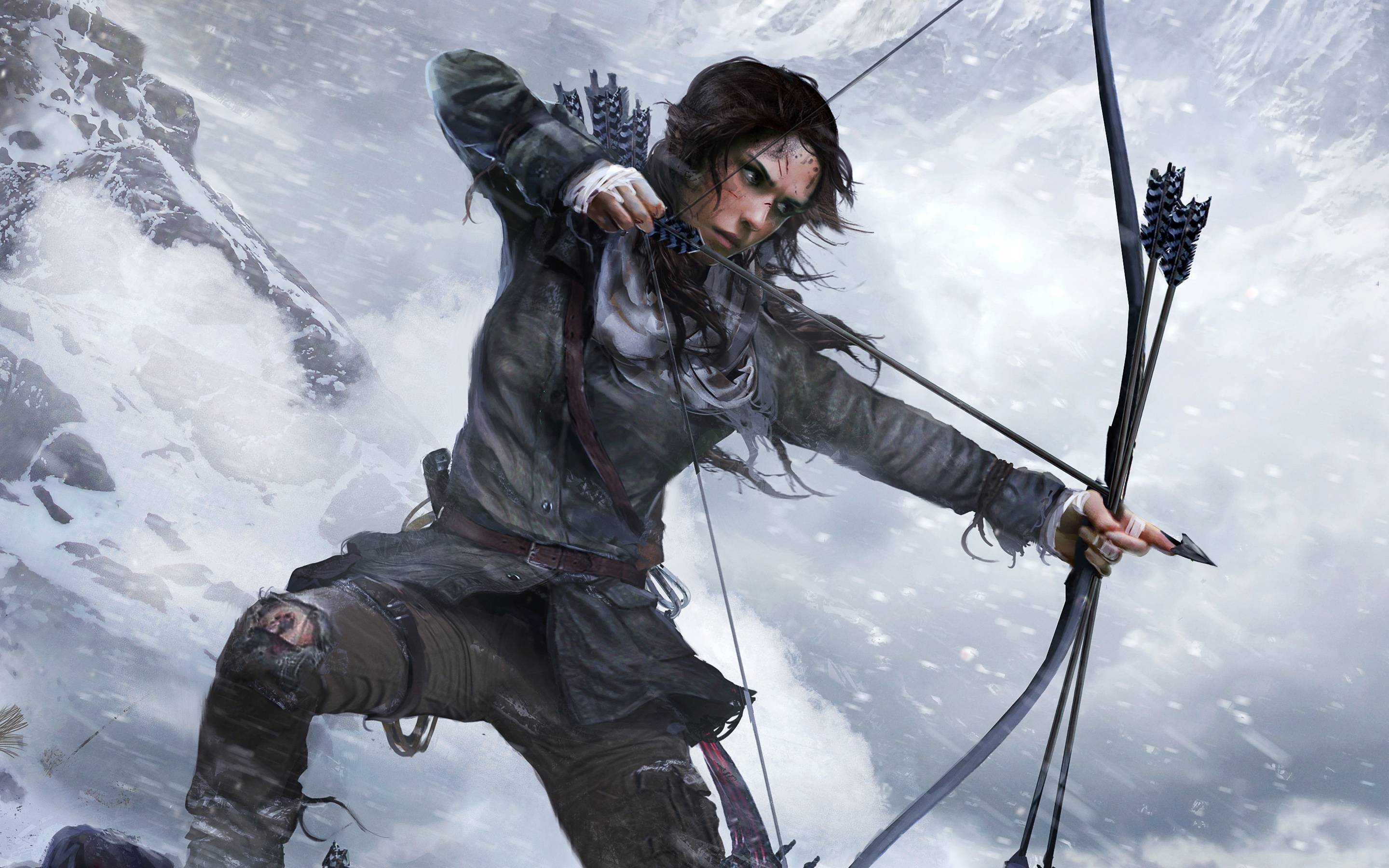 Lara Croft Rise Of The Tomb Raider Official Ga Wallpaper