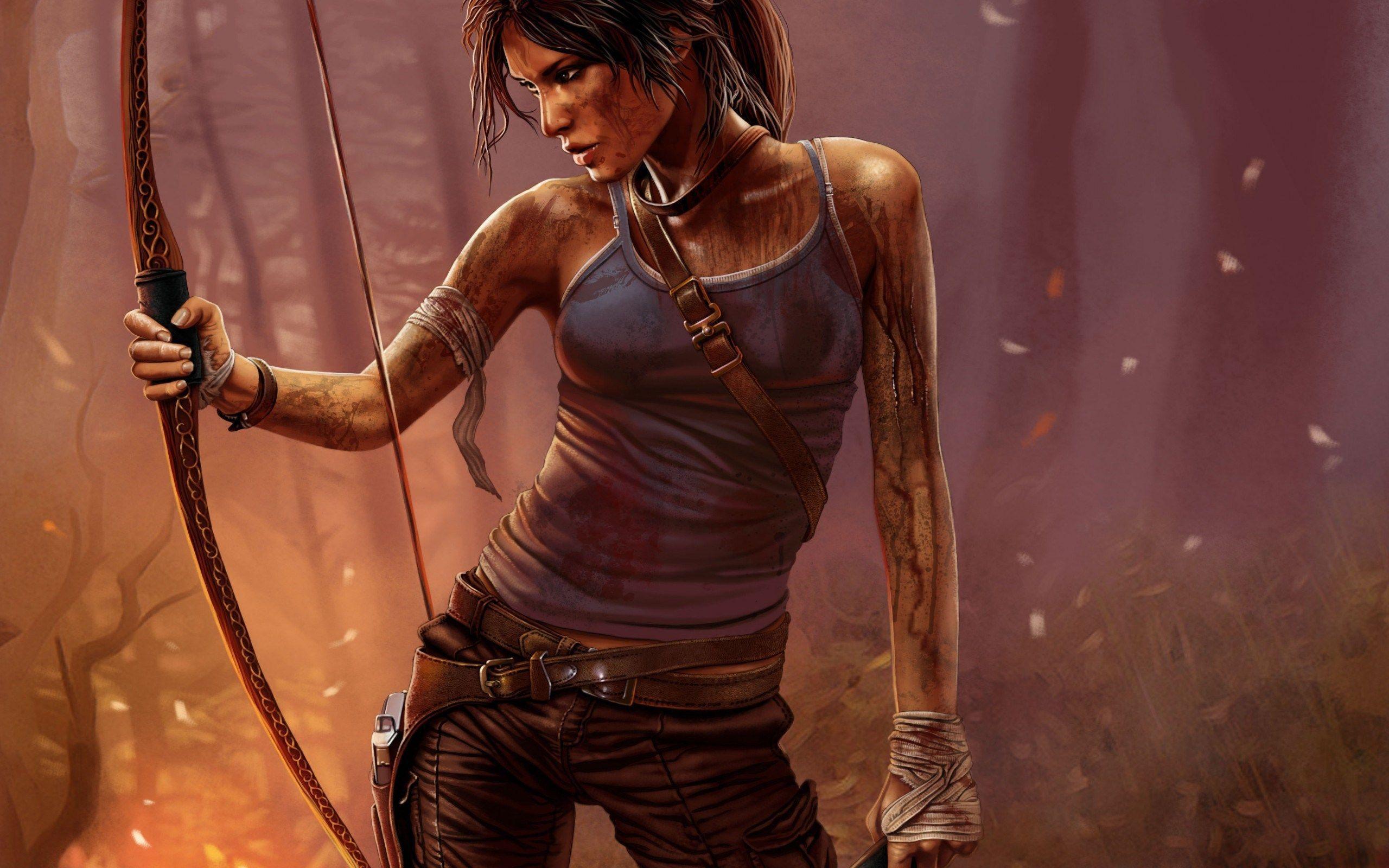 Girl Tomb Raider Lara Croft wallpaperx1600