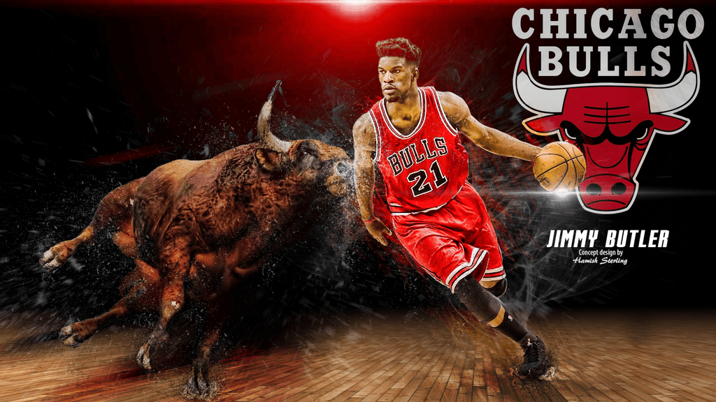 Jimmy Butler Logo Bulls wallpaper HD 2016 in Basketball