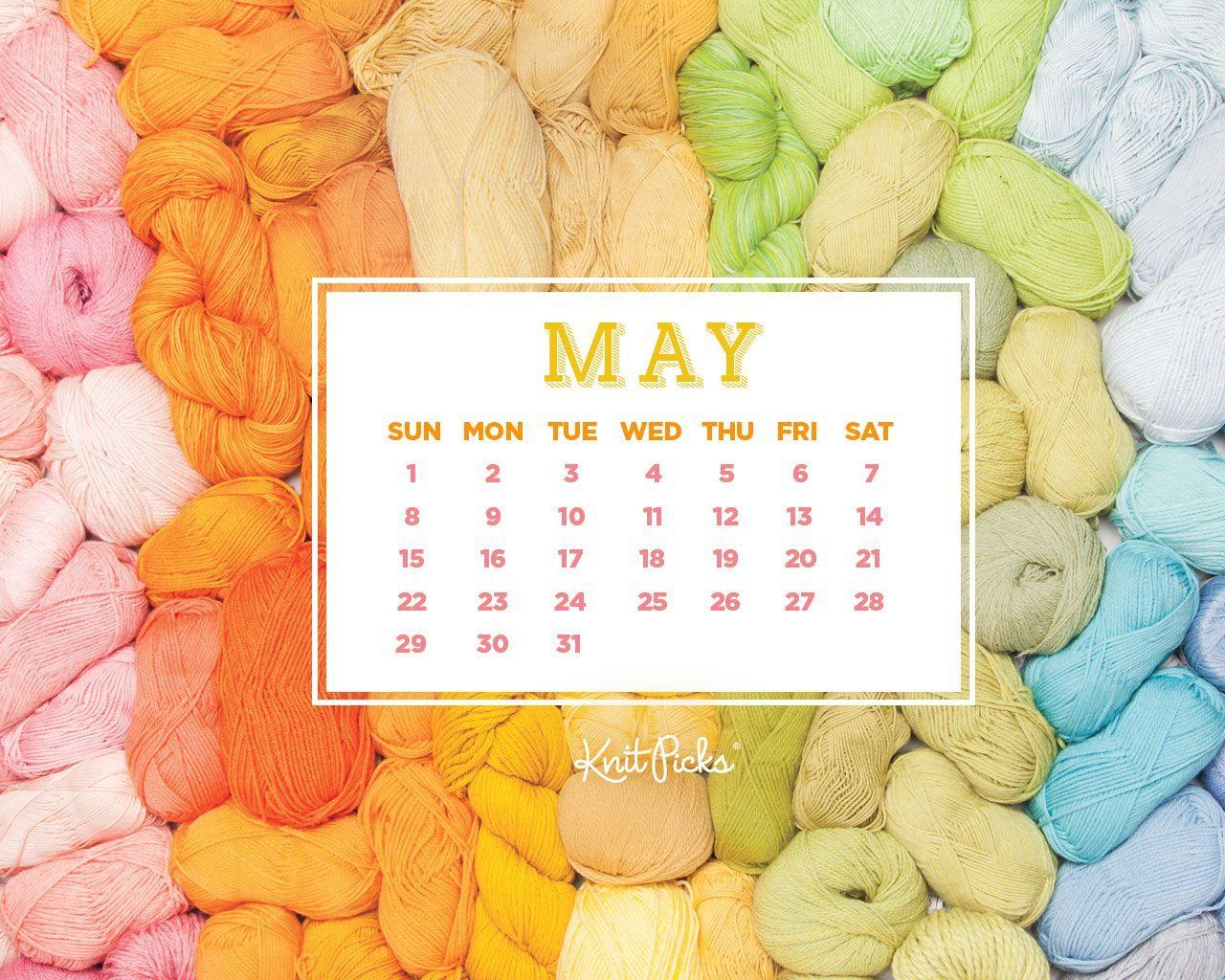 May 2016 Calendar Staff Knitting Blog
