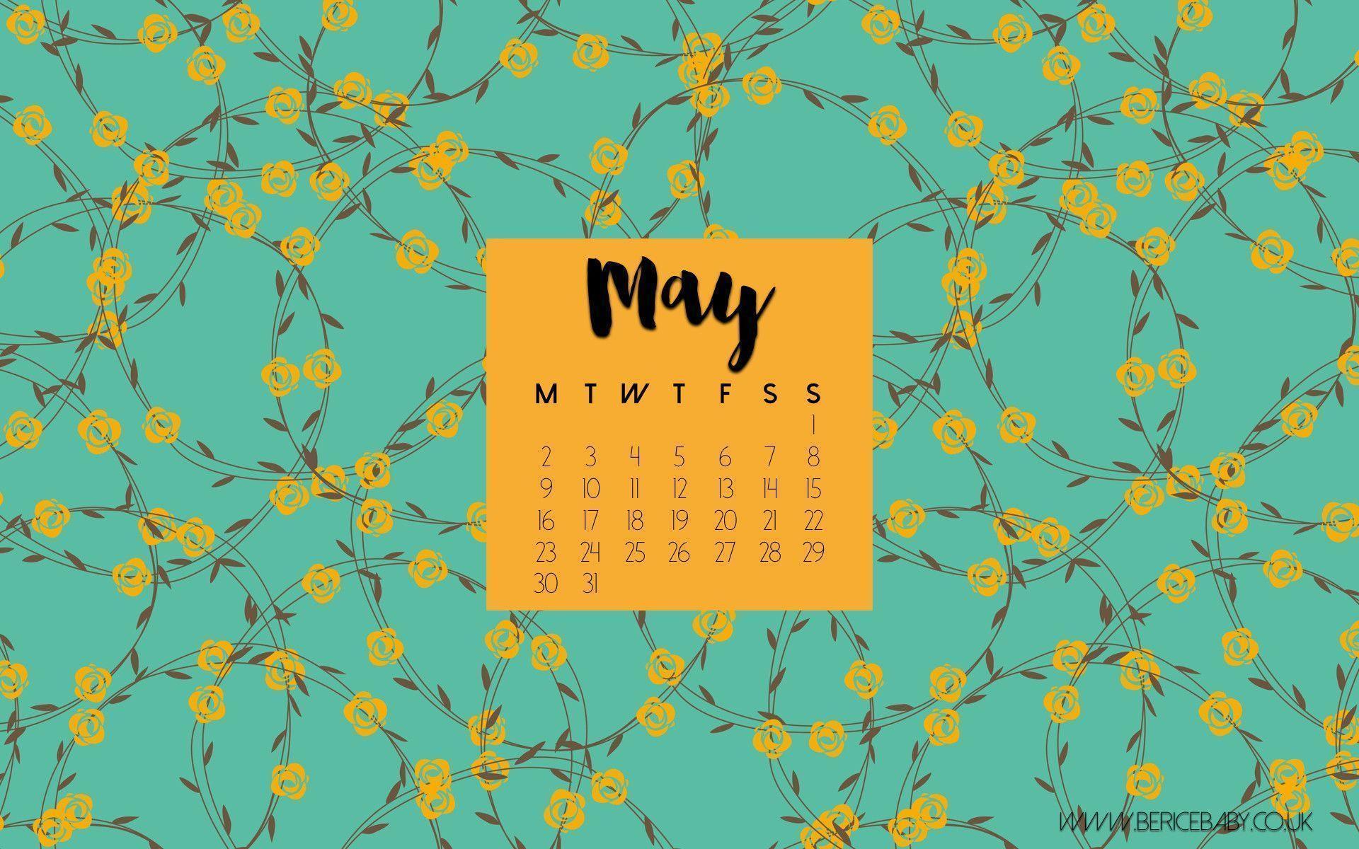 Free Desktop Calendar MAY 2016 Baby. London Lifestyle Blog