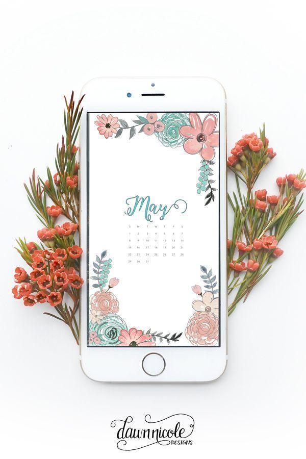 May 2016 Calendar + Tech Pretties. Dawn Nicole Designs™