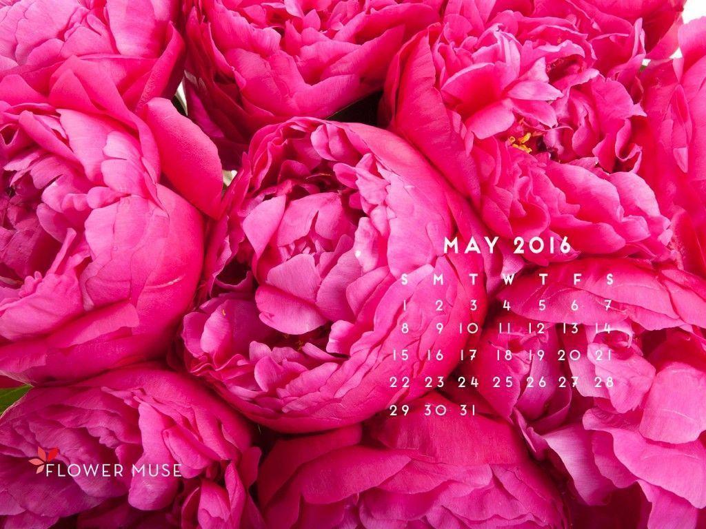 May 2016 Calendar. Flower Muse Blog