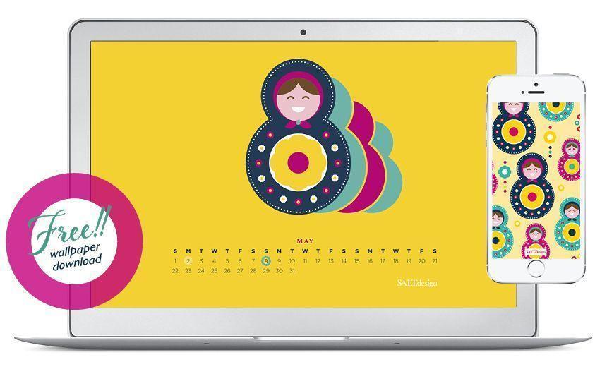 SALT 2016 May Calendar // FREE Wallpaper DesignSalt Design