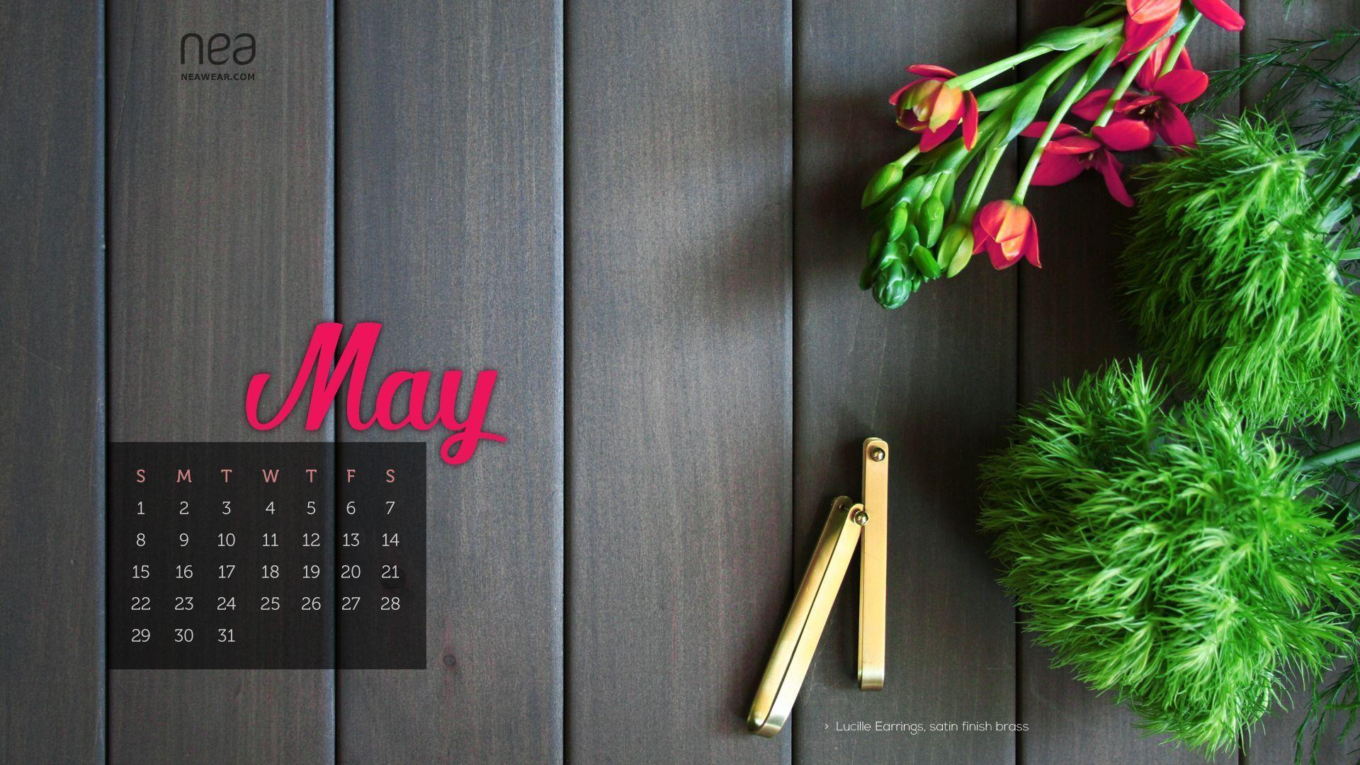Free May 2016 Desktop Calendar!