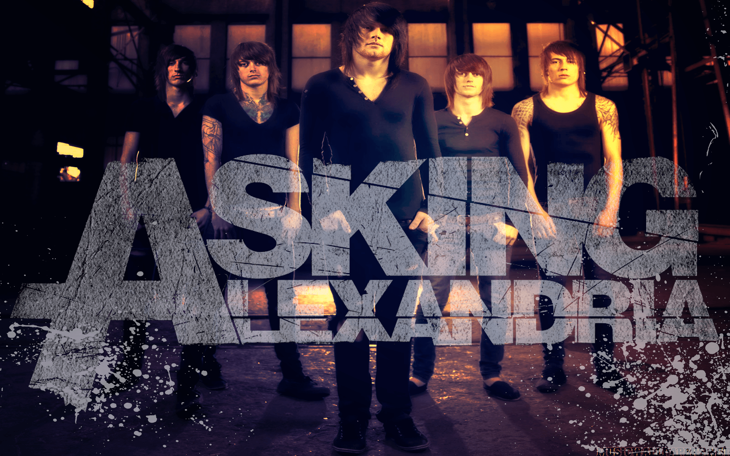 Asking Alexandria Background By Ancient Moonlight
