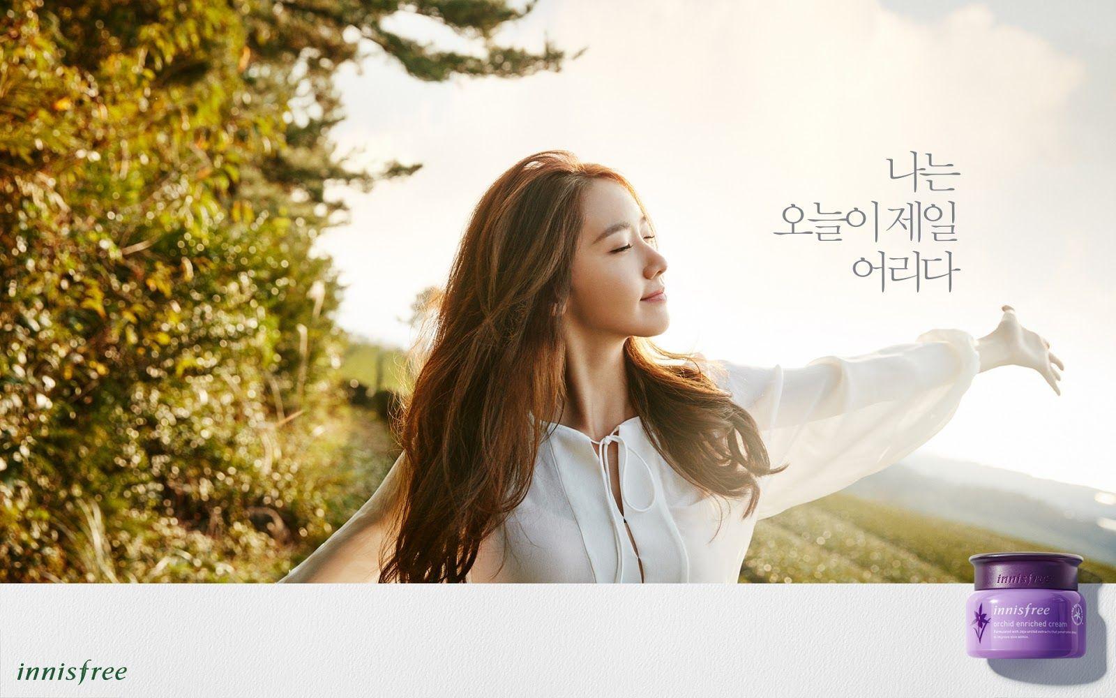 Yoona innisfree 「ORCHID ENRICHED CREAM」 2016 Promotion Wallpaper