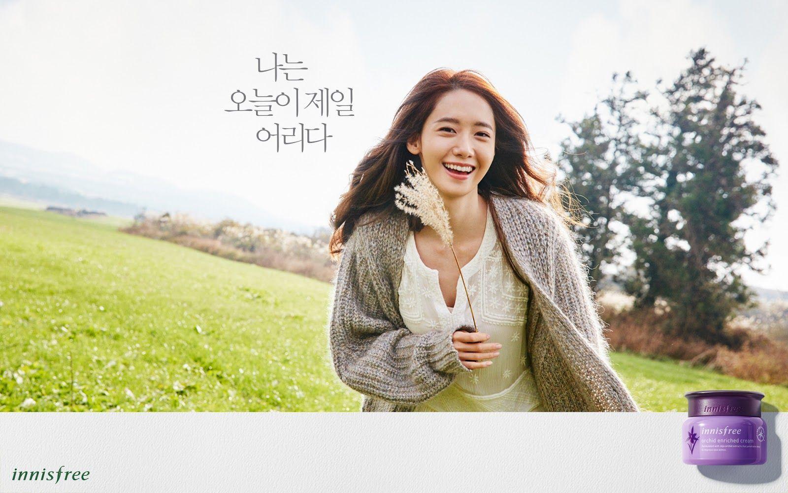 Yoona innisfree 「ORCHID ENRICHED CREAM」 2016 Promotion Wallpaper